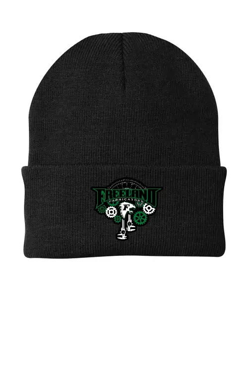 Freeland Fabricators Beenie Black brought to you by The Bear Traxs thebeartraxs.com