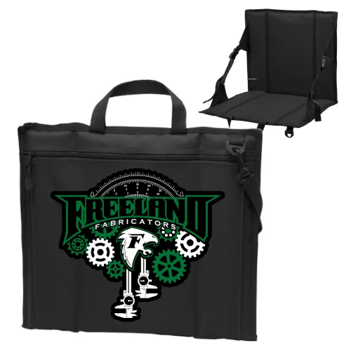 Freeland Fabricators Stadium Seat Black brought to you by The Bear Traxs thebeartraxs.com